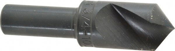 M.A. Ford - 3/4" Head Diam, 1/2" Shank Diam, 1 Flute 100° High Speed Steel Countersink - Caliber Tooling