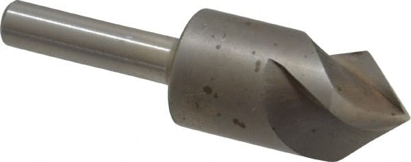 M.A. Ford - 5/8" Head Diam, 1/4" Shank Diam, 3 Flute 82° High Speed Steel Countersink - Caliber Tooling