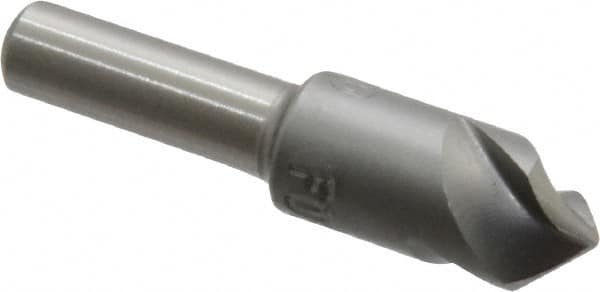 M.A. Ford - 3/8" Head Diam, 1/4" Shank Diam, 3 Flute 90° High Speed Steel Countersink - Caliber Tooling