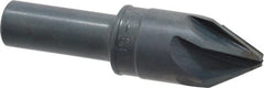 M.A. Ford - 3/4" Head Diam, 1/2" Shank Diam, 6 Flute 60° High Speed Steel Countersink - Caliber Tooling