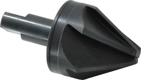 M.A. Ford - 2" Head Diam, 3/4" Shank Diam, 6 Flute 60° High Speed Steel Countersink - Caliber Tooling