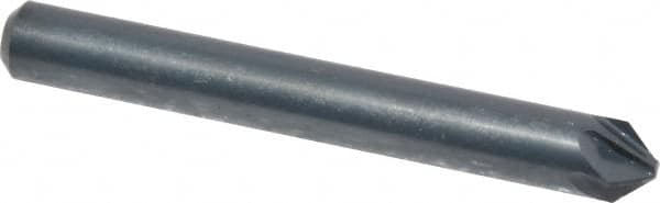 M.A. Ford - 3/16" Head Diam, 3/16" Shank Diam, 6 Flute 82° High Speed Steel Countersink - Caliber Tooling