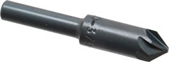 M.A. Ford - 3/8" Head Diam, 1/4" Shank Diam, 6 Flute 82° High Speed Steel Countersink - Caliber Tooling