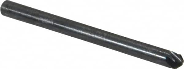 M.A. Ford - 1/8" Head Diam, 1/8" Shank Diam, 6 Flute 90° High Speed Steel Countersink - Caliber Tooling