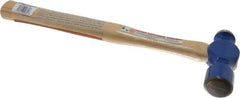 Vaughan Bushnell - 1-1/2 Lb Head Ball Pein Hammer - Hickory Handle, 15-1/4" OAL - Caliber Tooling