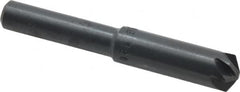 M.A. Ford - 5/16" Head Diam, 1/4" Shank Diam, 6 Flute 120° High Speed Steel Countersink - Bright Finish, 2" OAL, 0.08" Nose Diam, Single End, Straight Shank, Right Hand Cut - Caliber Tooling