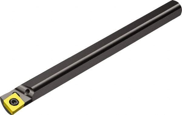 Sandvik Coromant - 12.2mm Min Bore Diam, 6" OAL, 3/8" Shank Diam, A-SCLC Indexable Boring Bar - CCMT 21.51 Insert, Screw Clamping Holding Method - Caliber Tooling