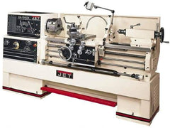 Jet - 16" Swing, 40" Between Centers, 230/460 Volt, Triple Phase Engine Lathe - 7MT Taper, 7-1/2 hp, 25 to 1,800 RPM, 3-1/8" Bore Diam, 40" Deep x 48" High x 97-1/2" Long - Caliber Tooling