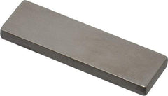 Mitutoyo - 0.1003" Rectangular Steel Gage Block - Accuracy Grade AS-1, Includes Certificate of Inspection - Caliber Tooling