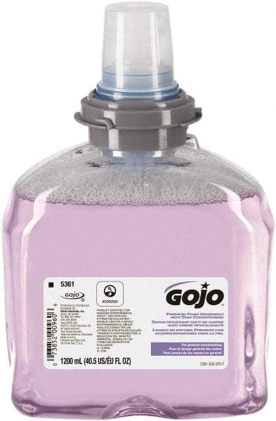 GOJO - 1,200 mL Dispenser Refill Foam Hand Cleaner - General Duty, Purple, Cranberry Scent - Caliber Tooling