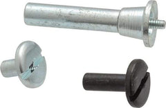 3M - 1/4" Shank Diam Unitized Deburring Wheel Mandrel - Compatible with 1" - 2" Diam x 1/8" Wide x 3/16" Hole Deburring Wheels - Caliber Tooling