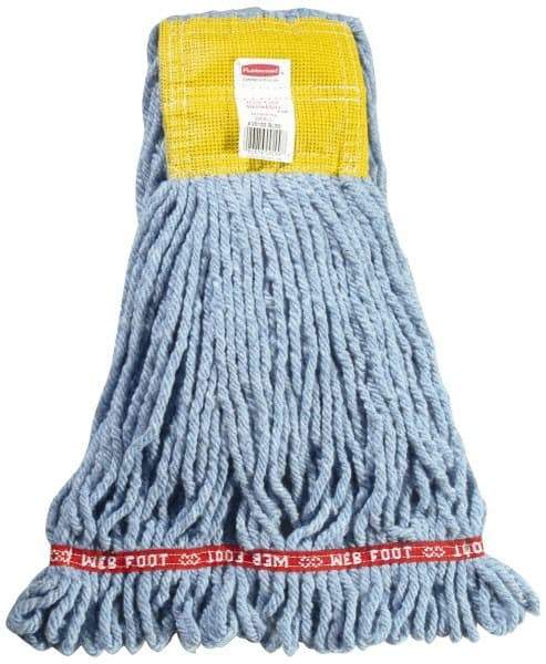 Rubbermaid - 5" Yellow Head Band, Small Blended Fiber Loop End Mop Head - 4 Ply, Use for General Purpose - Caliber Tooling