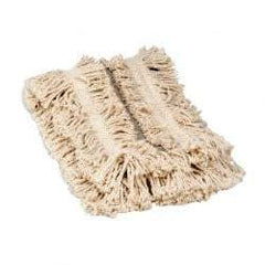 Rubbermaid - 48" Long x 5" Wide Yarn Blend Dust Mop Head - Envelope Connection, White - Caliber Tooling