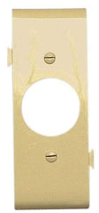 Pass & Seymour - 1 Gang, 4.9062 Inch Long x 1-13/16 Inch Wide, Sectional Wall Plate - Single Outlet Center Panel, Ivory, Nylon - Caliber Tooling