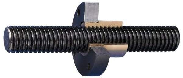 Keystone Threaded Products - 2-1/2-2 Acme, 6' Long, Alloy Steel Precision Acme Threaded Rod - Left Hand Thread, 2C Fit - Caliber Tooling