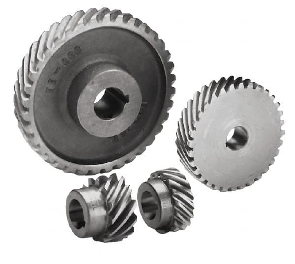 Boston Gear - 8 Pitch, 1-1/4" Pitch Diam, 1.426" OD, 10 Tooth Helical Gear - 3/4" Face Width, 5/8" Bore Diam, 14.5° Pressure Angle, Steel - Caliber Tooling