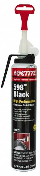 Loctite - 190mL Gasket Maker - 200°F Max, Black, Comes in Aerosol Can - Caliber Tooling