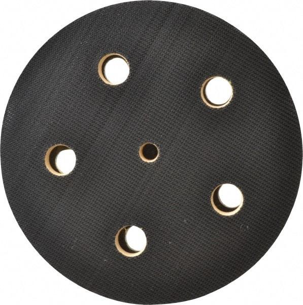 AutoQuip - 5" Diam Hook & Loop Disc Backing Pad - Medium Density, 12,000 RPM - Caliber Tooling