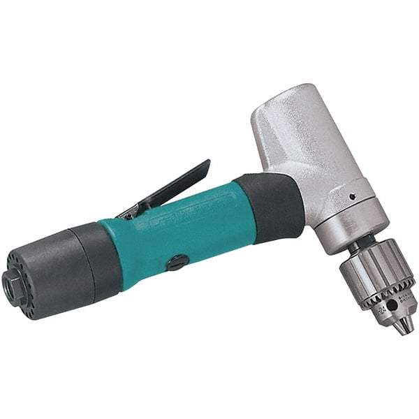 Dynabrade - 1/4" Keyed Chuck - Right Angle Handle, 3,200 RPM, 22 CFM, 0.4 hp - Caliber Tooling