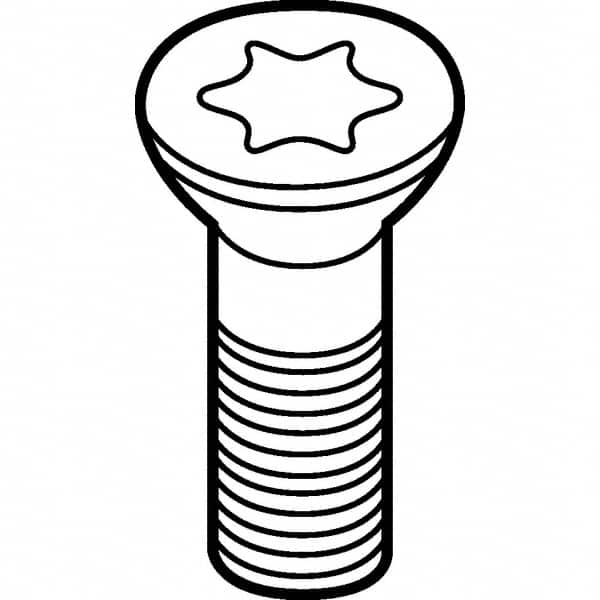 Kennametal - Scew for Indexable - M3 Thread, For Use with Inserts - Caliber Tooling