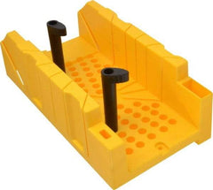 Stanley - 22.5°, 45°, 60°, 90° Back/Panel Saw Miter Box Only - 4-1/4" Box Width x 12" Box Length - Caliber Tooling