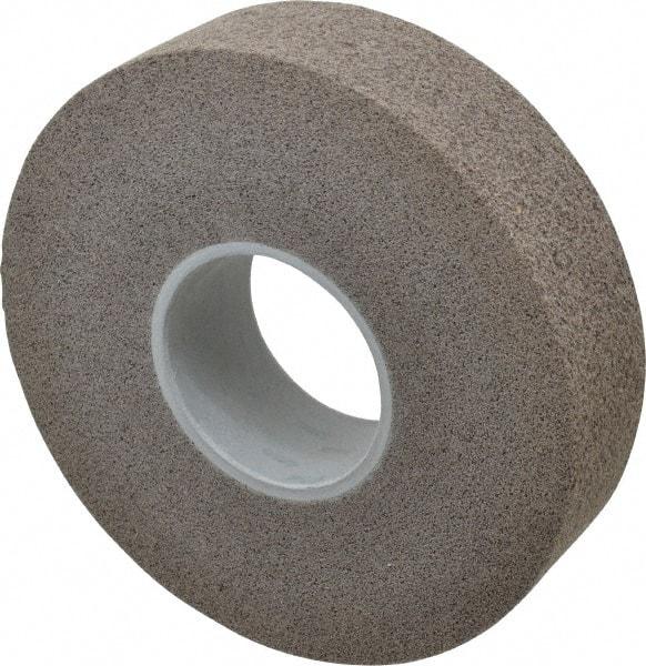 3M - 8" Diam, 2" Face Width, 3" Center Hole, Fine Grade, Aluminum Oxide Deburring Wheel - Convolute, Hard Density 7 Grade, 4,500 RPM - Caliber Tooling