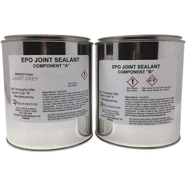 Made in USA - 1 Gal Concrete Repair/Resurfacing - Light Gray, 19 25 Sq Ft Coverage, Epoxy Resin - Caliber Tooling