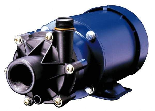 Finish Thompson - 5 HP, 64 Shut Off Feet, PVDF, Carbon and Viton Magnetic Drive Pump - 3 Phase - Caliber Tooling