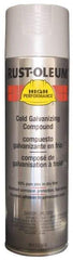 Rust-Oleum - Silver, Galvanizing Spray Paint - 14 Sq Ft per Can, 20 oz Container, Use on Rust Proof Paint - Caliber Tooling