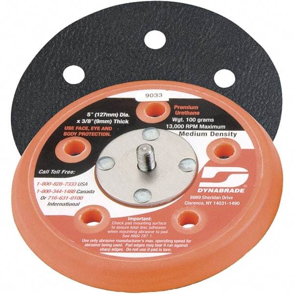 Dynabrade - Disc Backing Vacuum Replacement Pad - Medium Density, 12,000 RPM - Caliber Tooling