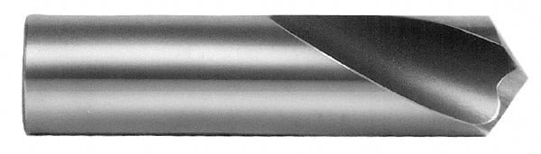 Keo - 1-1/2" Body Diam, 118°, 5" OAL, High Speed Steel Spotting Drill - Caliber Tooling