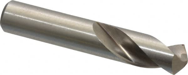 Interstate - 3/8" Body Diam, 118°, 2" OAL, High Speed Steel Spotting Drill - Caliber Tooling