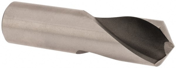 Interstate - 5/8" Body Diam, 118°, 2-1/4" OAL, High Speed Steel Spotting Drill - Caliber Tooling