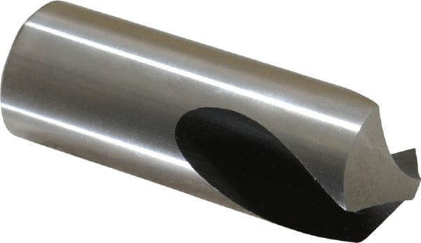 Interstate - 1" Body Diam, 118°, 2-1/2" OAL, High Speed Steel Spotting Drill - Caliber Tooling