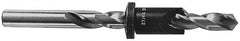 Vernon - 1-5/16" Cutter Diam, 31/32" Drill Compatibility, 1/2" Collar Thickness, Adjustable Depth Drill Countersink - Caliber Tooling