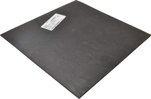 Made in USA - 12" Long, 12" Wide, 3/16" Thick, Buna-N Rubber Foam Sheet - 45 to 55 Durometer, Black, -40 to 212°F, 1,500 psi Tensile Strength, Stock Length - Caliber Tooling