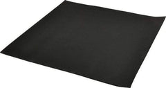 Made in USA - 12" Long, 12" Wide, 0.093" Thick, Buna-N Rubber Foam Sheet - 65 to 75 Durometer, Black, -40 to 212°F, 1,500 psi Tensile Strength, Stock Length - Caliber Tooling