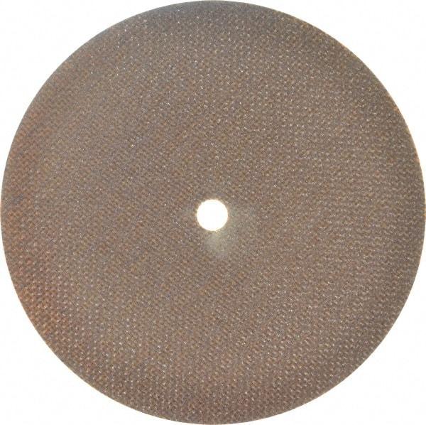 Norton - 7" 60 Grit Aluminum Oxide Cutoff Wheel - 0.035" Thick, 1/2" Arbor, 8,730 Max RPM, Use with Stationary Grinders - Caliber Tooling