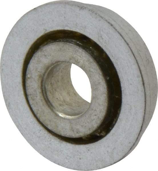 Value Collection - 5/16" Bore Diam, 7/8" OD, Open Unground Full Complement Radial Ball Bearing - With Flange, 1 Row, Round Bore, 341 Lb Dynamic Capacity - Caliber Tooling