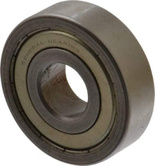 Value Collection - 5/8" Bore Diam, 1-3/4" OD, Double Shield Unground Retainer Type Radial Ball Bearing - 1/2" Wide, 1 Row, Round Bore, 1,171 Lb Dynamic Capacity - Caliber Tooling