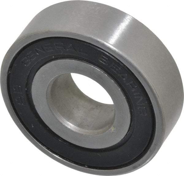 Value Collection - 5/8" Bore Diam, 1-5/8" OD, Double Seal Unground Retainer Type Radial Ball Bearing - 1/2" Wide, 1 Row, Round Bore, 1,171 Lb Dynamic Capacity - Caliber Tooling