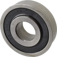 Value Collection - 3/4" Bore Diam, 2" OD, Double Seal Unground Retainer Type Radial Ball Bearing - With Flange, 1 Row, Round Bore, 1,749 Lb Dynamic Capacity - Caliber Tooling