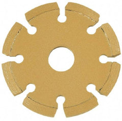 Core Cut - 4" Diam, 20mm Arbor Hole Diam, Wet & Dry Cut Saw Blade - Diamond-Tipped, Standard Round Arbor - Caliber Tooling