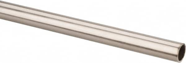 Made in USA - 6' Long, 1/2" OD, 304 Stainless Steel Tube - 0.035" Wall Thickness - Caliber Tooling