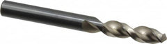 Walter-Titex - 5/16" 130° Parabolic Flute Vanadium High Speed Steel Screw Machine Drill Bit - Bright Finish, Right Hand Cut, 1-7/16" Flute Length, 3-1/8" OAL, Split Point, Straight Shank - Caliber Tooling