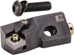 Kennametal - Series Kenloc, Right Hand, MSKN Toolholder Compatibility, SN.., TP.. Insert Compatibility, Indexable Turning Cartridge - Pin & Clamp Holding Method, 3.04mm Max Depth of Cut, 63mm OAL x 18mm OAW x 22.25mm OAH - Caliber Tooling