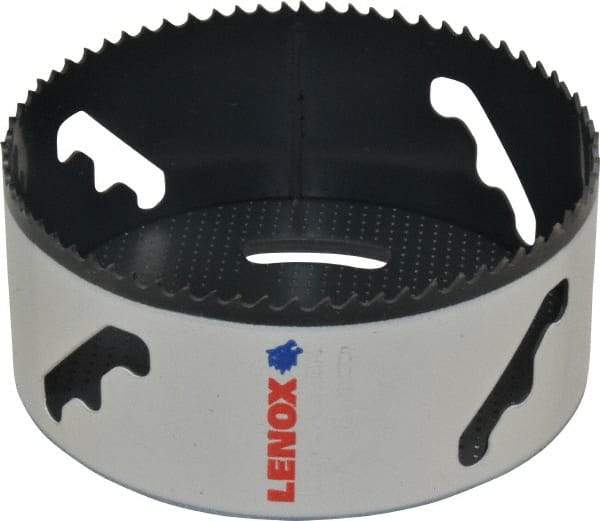 Lenox - 4-5/8" Diam, 1-1/2" Cutting Depth, Hole Saw - Bi-Metal Saw, Toothed Edge - Caliber Tooling