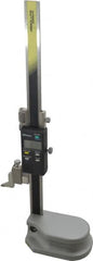 Mitutoyo - 8" Electronic Height Gage - 0.0005" Resolution, Accurate to 0.001", LCD Display, SPC Data Output - Caliber Tooling