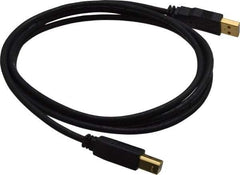 Tripp-Lite - 6' Long, USB A/B Computer Cable - Black, Male x Male - Caliber Tooling