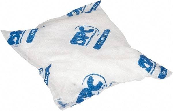 Brady SPC Sorbents - 9 Inch Long x 9 Inch Wide Sorbent Pillow - 19 Gallon Capacity, Oil Only - Caliber Tooling